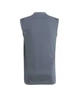 Men's Adidas Gray La Galaxy 2023 On-Field Sleeveless Training Jersey