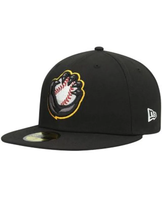 Quad City River Bandits New Era Alternate 1 Authentic 59FIFTY Fitted Hat -  Black