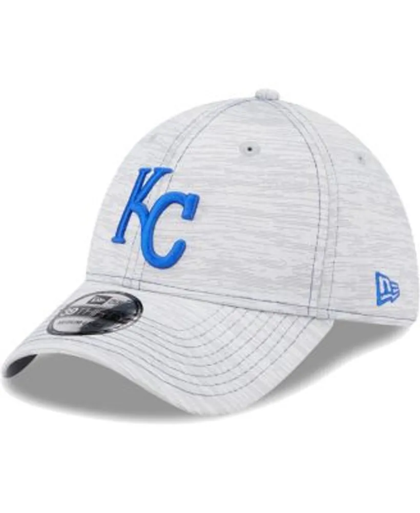 New Era Men's Gray Kansas City Royals Speed 39Thirty Flex Hat