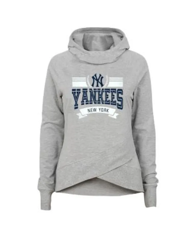 Stitches Men's Navy, Gray New York Yankees Team Pullover Hoodie