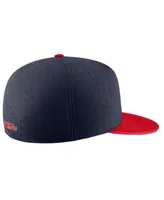 Nike Men's Ole Miss Rebels Blue Aero True Baseball Fitted Hat