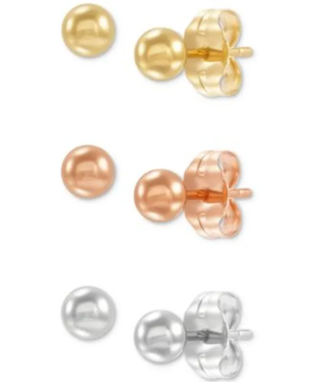 Macy's 14k Yellow Gold Ball Stud Earrings (4 - 10mm) - Macy's