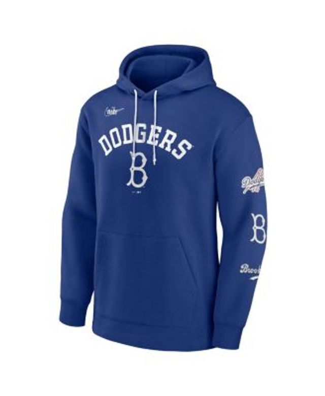 Nike Rewind Lefty (MLB Brooklyn Dodgers) Men's Pullover Hoodie