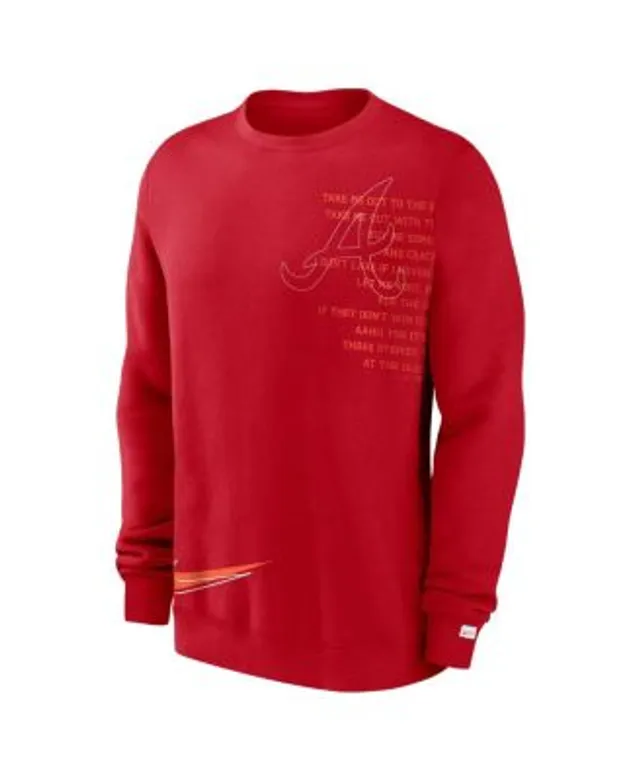 Pro Standard Men's Cream Atlanta Braves Cooperstown Collection Retro Old  English Pullover Sweatshirt