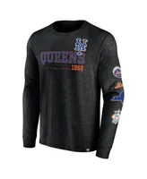 Men's Fanatics Branded Black Chicago Cubs High Whip Pitcher Long Sleeve T- Shirt