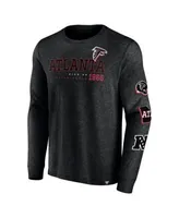 Men's Fanatics Branded Black/Heathered Gray Atlanta Falcons T-Shirt Combo  Pack