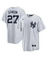 Men's Nike New York Yankees Giancarlo Stanton Replica Jersey, Size: Large, White