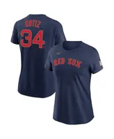 Women's Nike David Ortiz Gold Boston Red Sox City Connect Name & Number T-Shirt