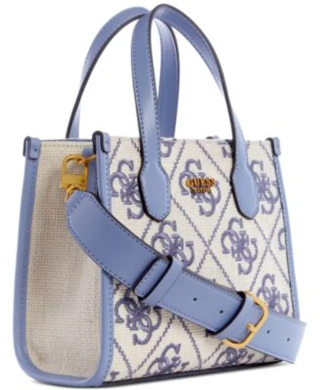 GUESS Noelle Small Double Compartment Top Zip Tote Bag - Macy's