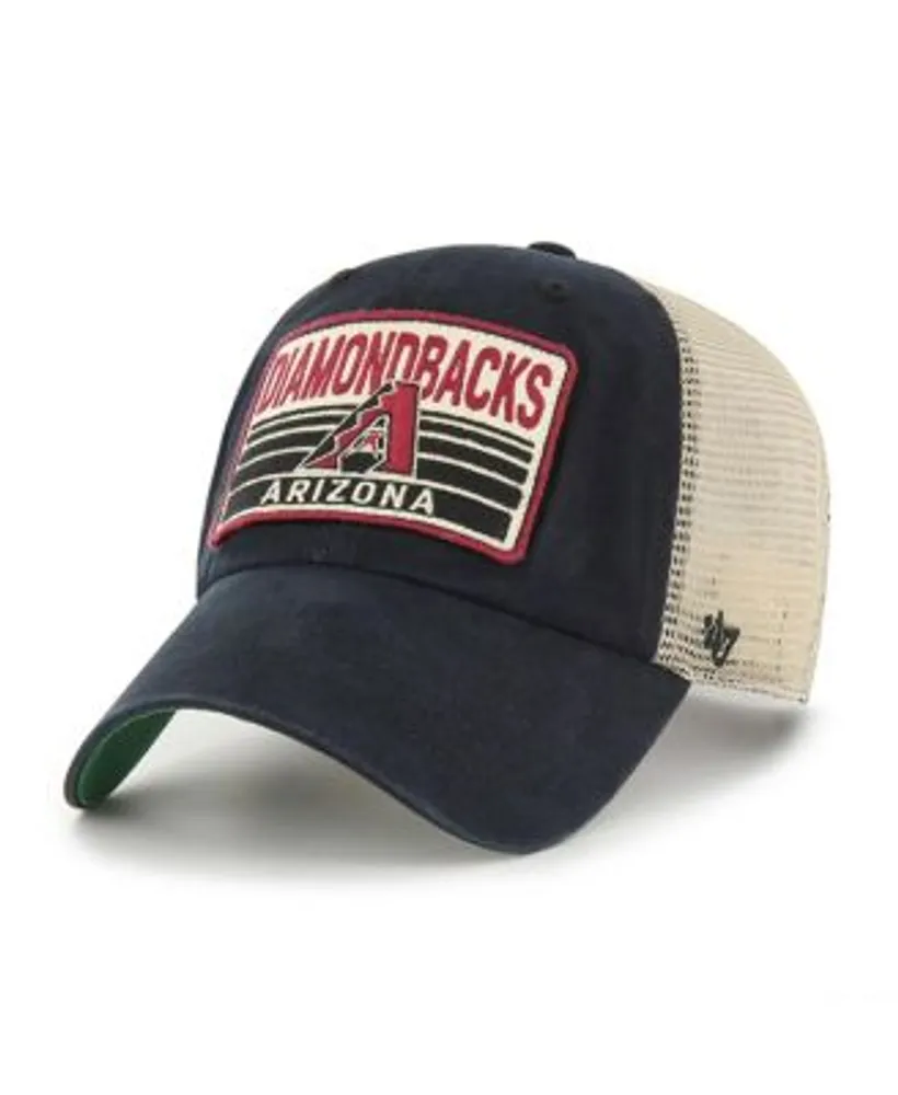 Lids Arizona Diamondbacks '47 Backhaul Foam Trucker Snapback Hat - Black