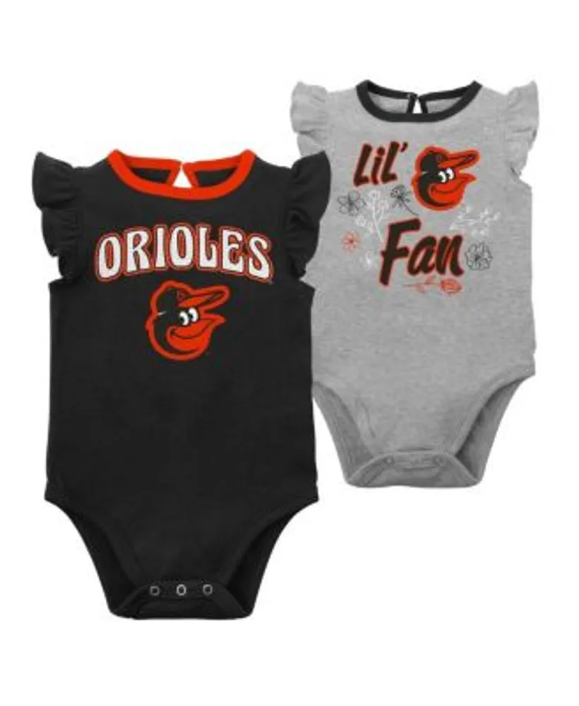 Newborn & Infant San Francisco Giants Black/Orange/Heathered Gray Game Time Three-Piece Bodysuit Set