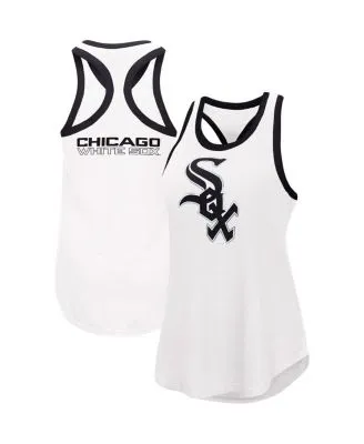 Women's G-III 4Her by Carl Banks White Chicago Sox Tater Tank Top Size: Small