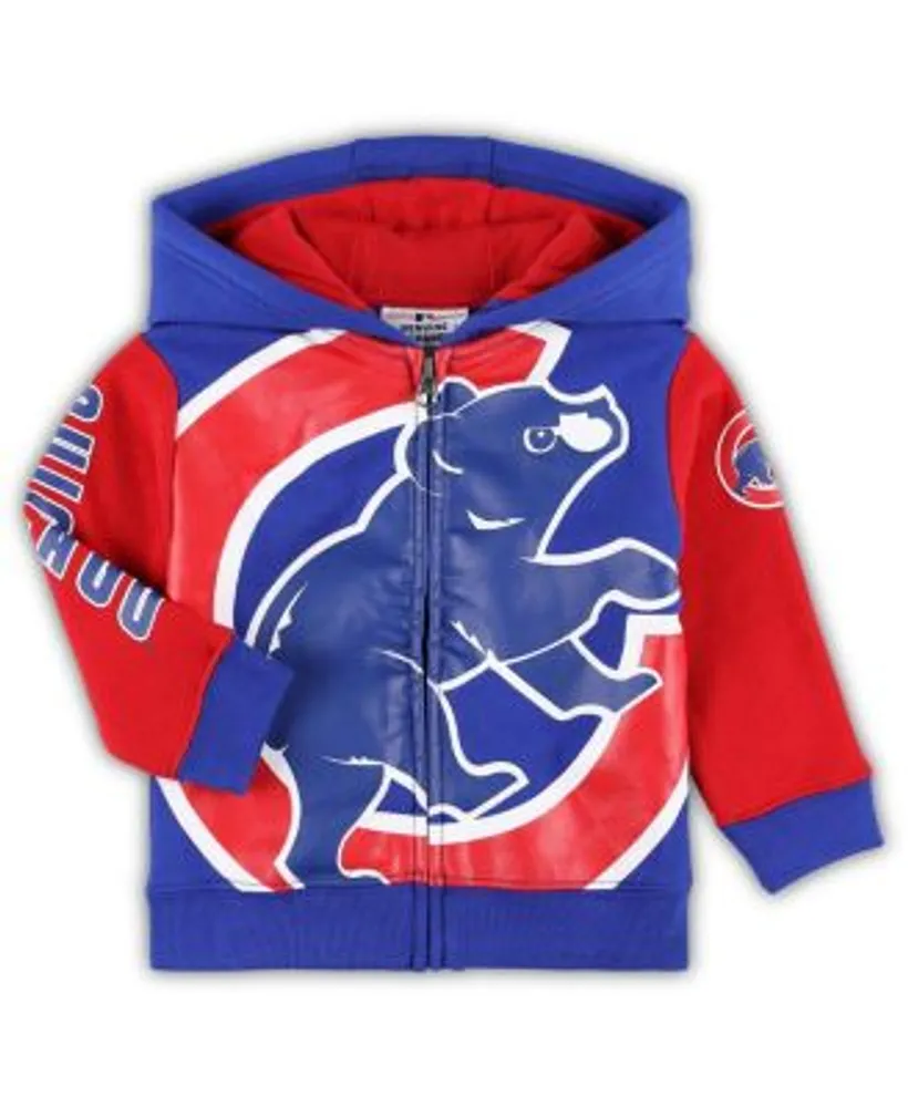 Chicago Cubs Youth Pullover Hoodie Logo Large