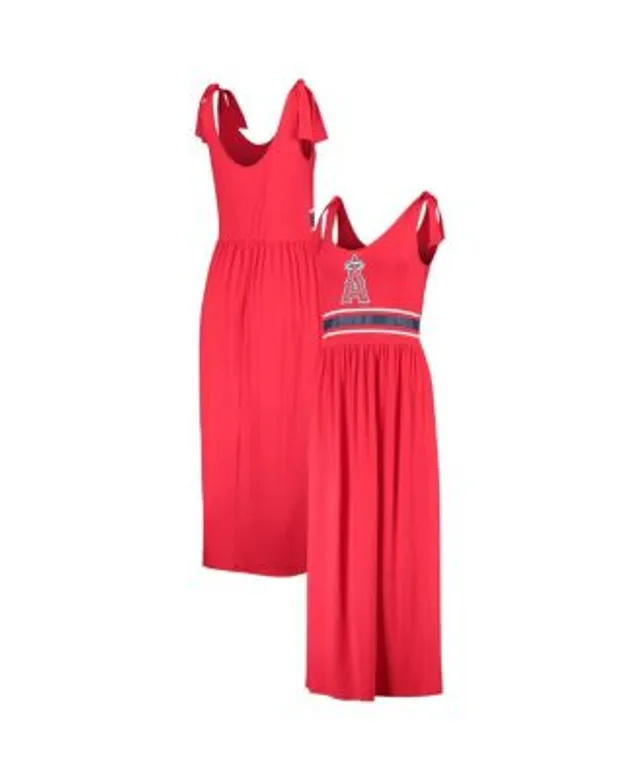 Women's G-III 4Her by Carl Banks Navy Boston Red Sox Game Over Maxi Dress Size: Extra Small