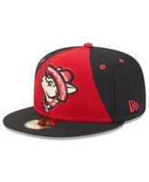 Binghamton Rumble Ponies New Era Alternate 2 Authentic Collection On-Field  59FIFTY Fitted Hat - Navy/Red