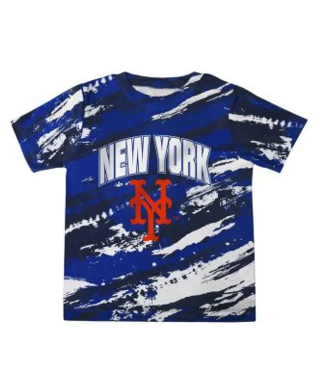 Infant White/Royal New York Mets Position Player T-Shirt & Shorts Set