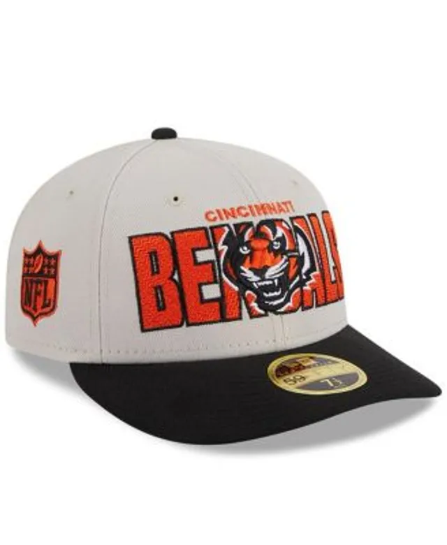 Men's New Era Black Cincinnati Bengals 2022 NFL Draft 59FIFTY Fitted Hat