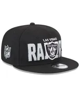 New Era Black Las Vegas Raiders 2023 NFL Draft 9FORTY Adjustable Hat