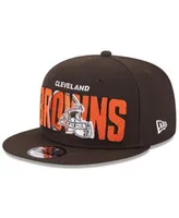 New Era Men's Brown Cleveland Browns 2023 NFL Draft 9FORTY Adjustable Hat