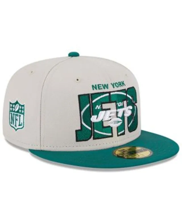 New Era Men's Stone, Gotham Green New York Jets 2023 NFL Draft On Stage  59FIFTY Fitted Hat