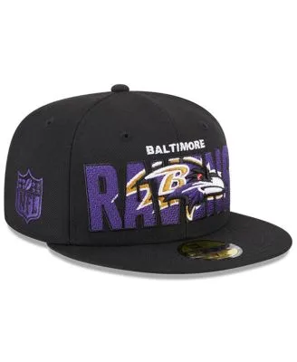 Baltimore Ravens New Era Youth 2023 NFL Draft 9FORTY Adjustable Hat -  Stone/Black