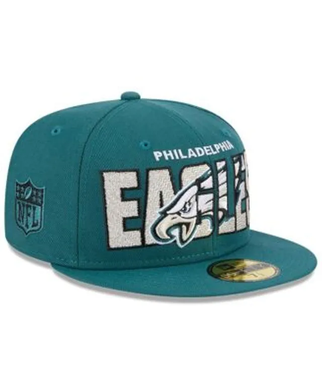 Men's New Era Black Philadelphia Eagles 2023 NFL Crucial Catch Low Profile 59FIFTY Fitted Hat