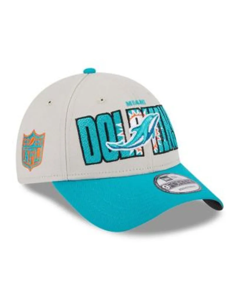 Miami Dolphins New Era Youth Main Trucker 9FIFTY Snapback Hat - Aqua