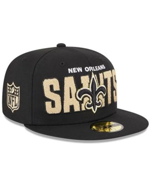 New Era Men's Black New Orleans Saints 2023 NFL Draft 59FIFTY