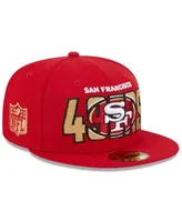 New Era 59FIFTY 2023 Draft San Francisco 49ers Hat - Stone, Red Stone/Red / 8