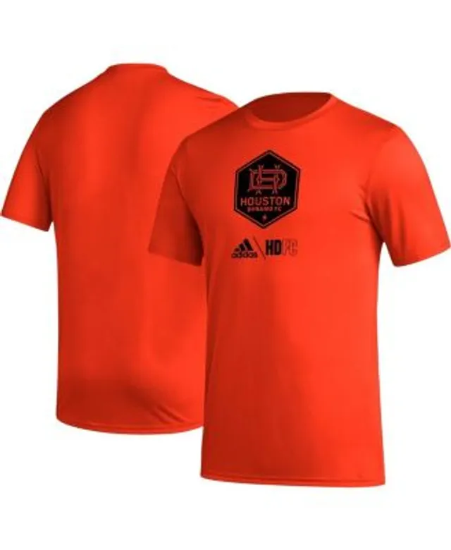 Adidas Men's Orange Houston Dynamo FC Icon T-shirt