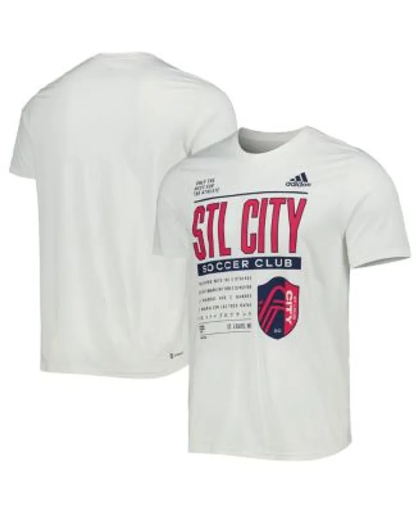 Adidas St. Louis City SC DNA White T-Shirt, Men's, Small
