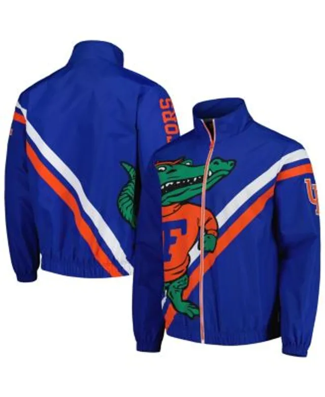 Mitchell & Ness Men's Mitchell & Ness Royal Atlanta Braves Exploded Logo  Warm Up Full-Zip Jacket