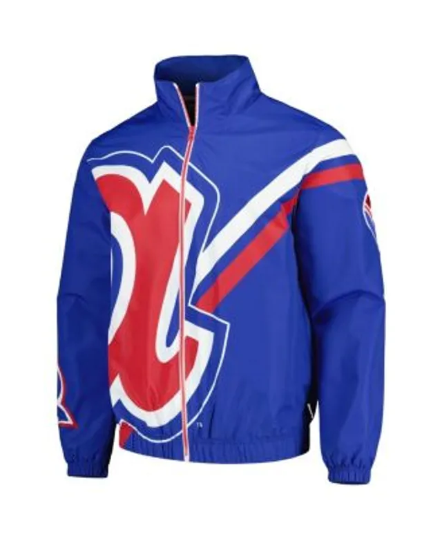 Philadelphia Phillies Mitchell & Ness Exploded Logo Warm Up Full-Zip Jacket  - Royal