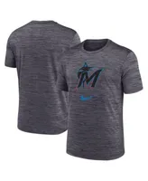 Lids Miami Marlins Nike Authentic Collection Velocity Practice Performance  T-Shirt - Anthracite