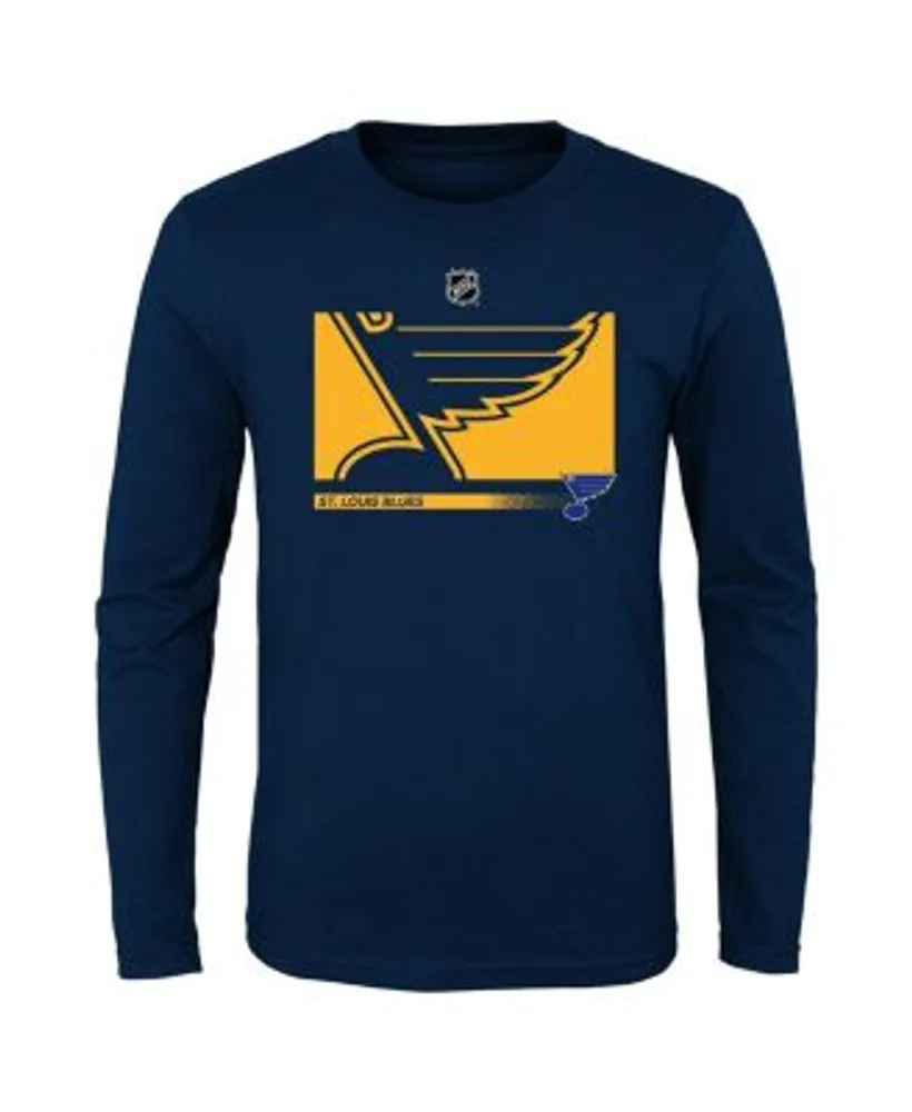 St. Louis Blues Fanatics Branded Long Sleeve T-Shirt - Heather Blue