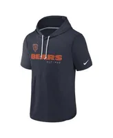 Nike Black Chicago Bears Rflctv Chevron Pullover Hoodie for Men