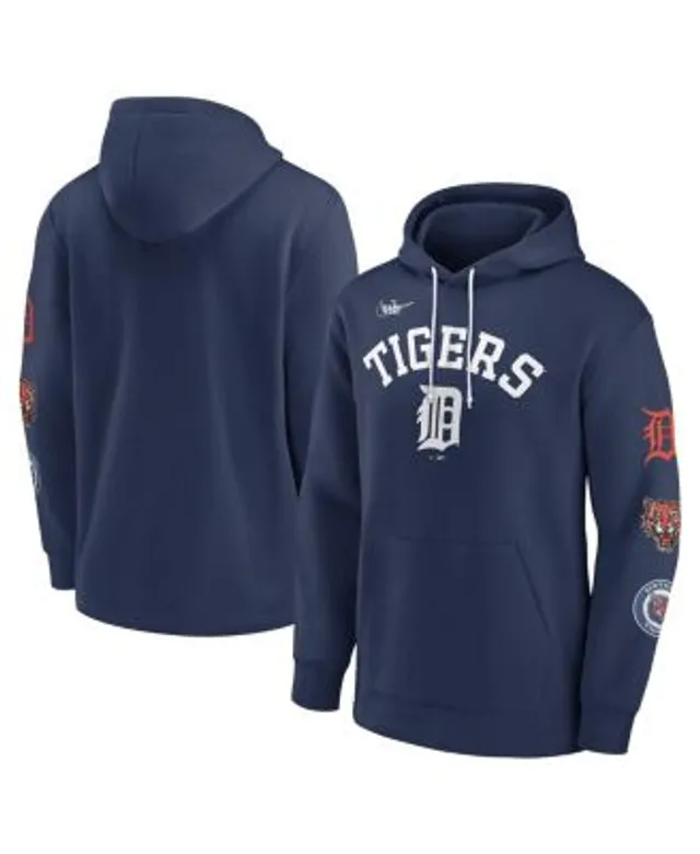 Detroit Tigers Nike Color Bar Club Pullover Hoodie - Mens