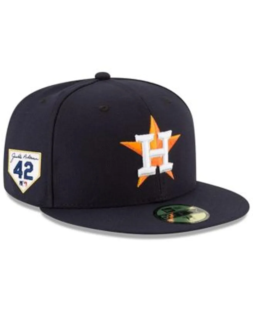 FANATICS Men's Fanatics Branded Black/White Houston Astros Smoke Dye Fitted  Hat