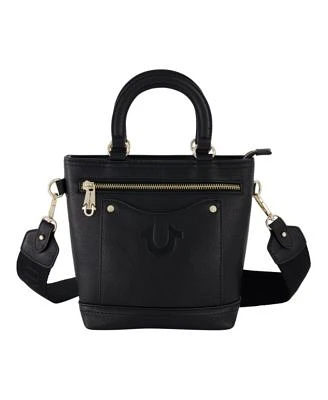 Women's Tote With Horseshoe zipper pull