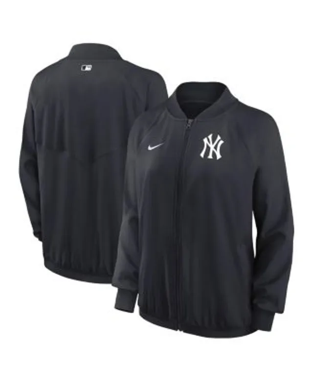 Mitchell & Ness Navy New York Yankees Team 2.0 Satin Raglan Full-Snap Jacket