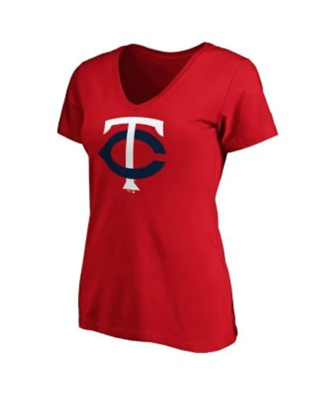 Women's Cincinnati Reds Touch Red Halftime Back Wrap Top V-Neck T-Shirt