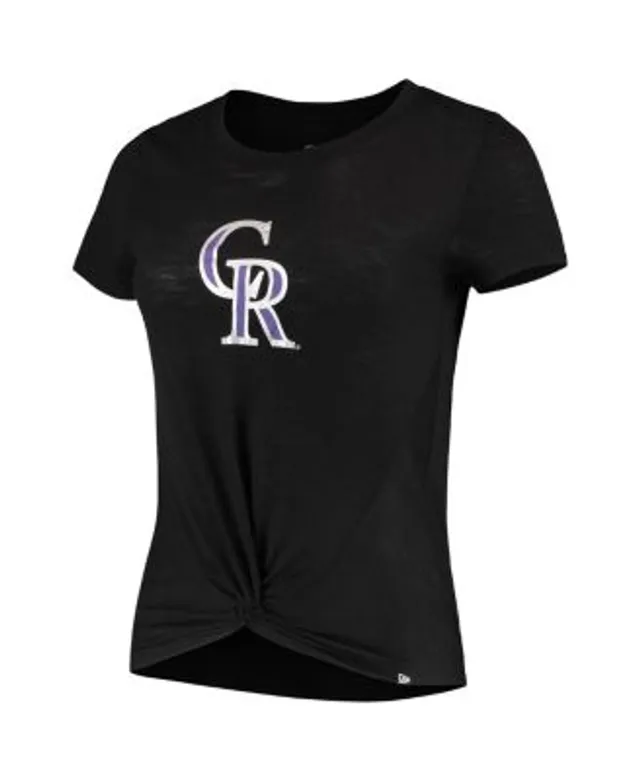 FOCO Colorado Rockies Womens Burn Out Sleeveless Top, Size: S