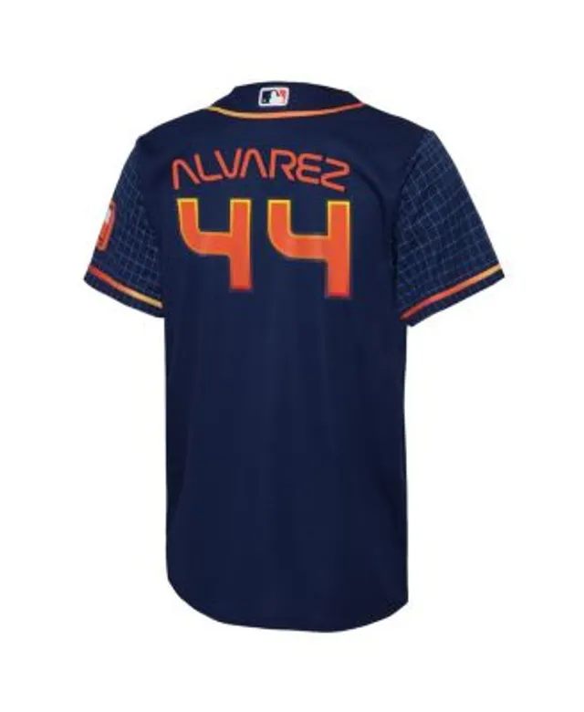 Nike Youth Boys and Girls Yordan Alvarez Navy Houston Astros 2022 City  Connect Name Number T-shirt