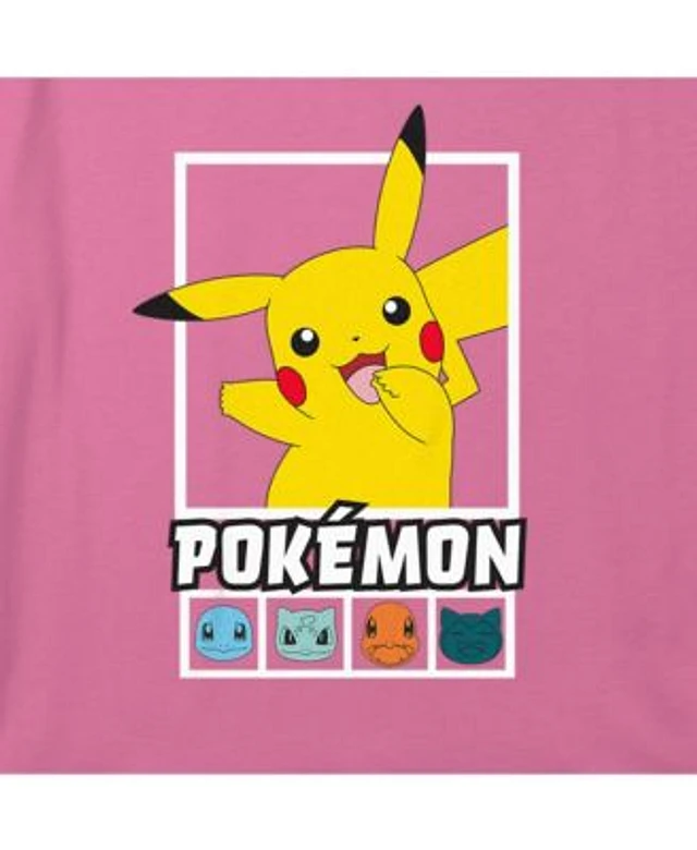 Girl's Pokemon Miraidon Portrait T-Shirt - Light Pink - Large