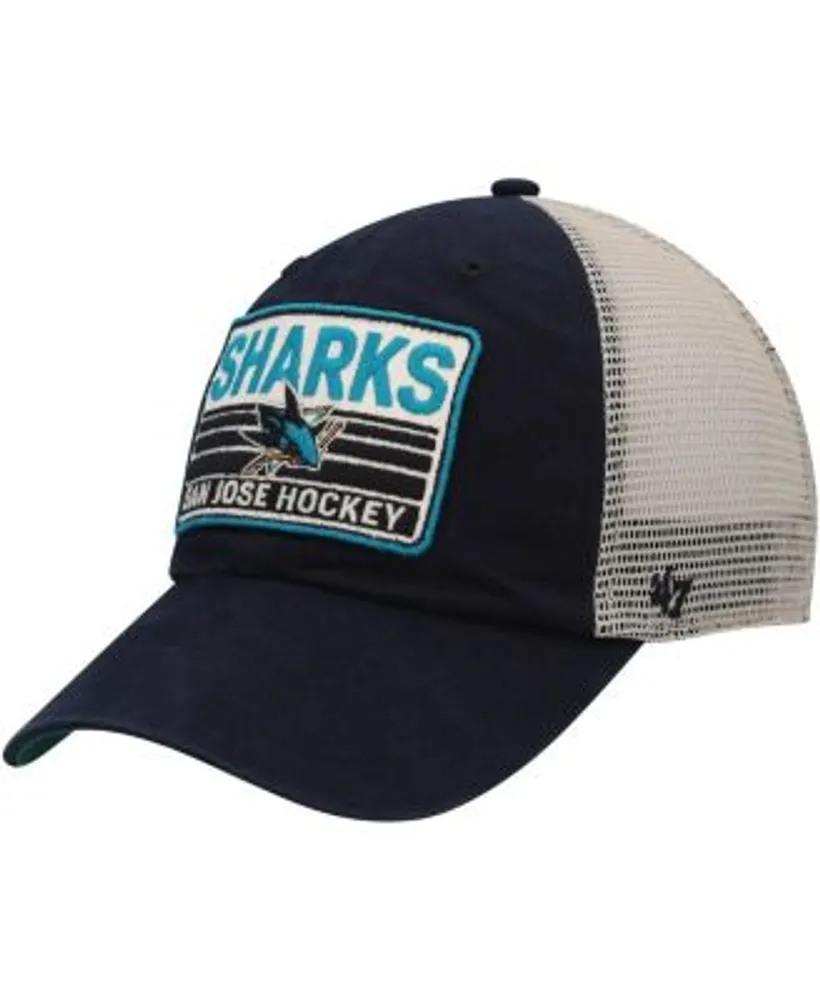 San Jose Sharks 47 Brand MVP Adjustable Black NHL Cap
