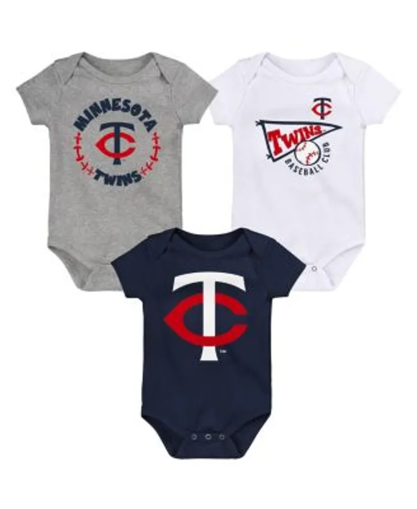 Newborn & Infant Heathered Gray St. Louis Cardinals Three-Piece