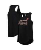 San Francisco Giants Profile Women's Plus Size Tank Top - Black