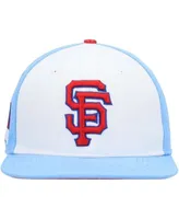 Texas Rangers Pro Standard Blue Raspberry Ice Cream Drip Snapback Hat -  White/Light Blue