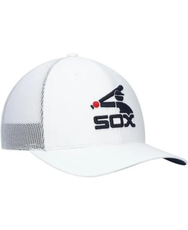 47 Brand Men's Black, White Chicago White Sox Spring Training Burgess  Trucker Snapback Hat