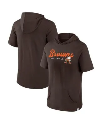 Cleveland Browns Starter Clutch Hit Long Sleeve T-Shirt - Brown